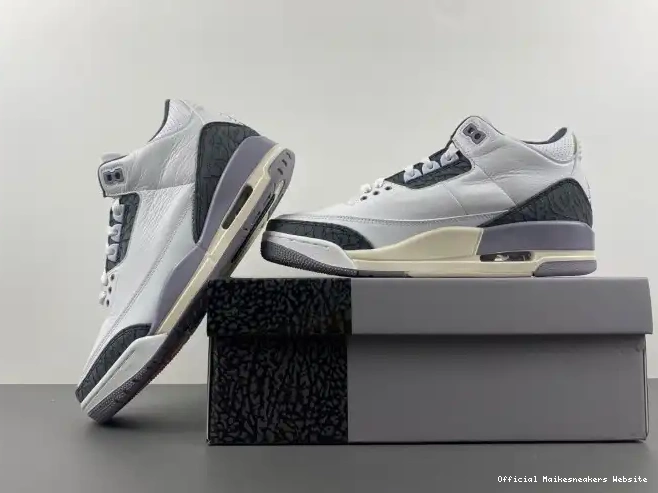 Official Maikesneakers Grey Jordan Air CT8532-106 Cement 3 0509